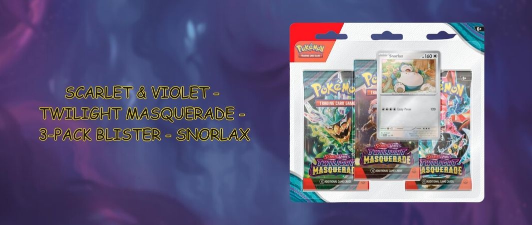 twilight masquerade 3 pack blister snorlax